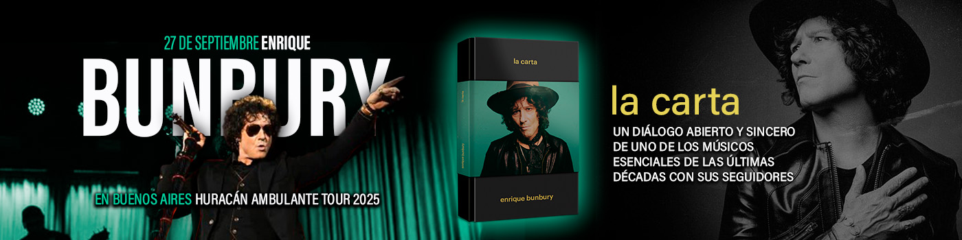 Banner Enrique Bunbury la carta 1400x350px